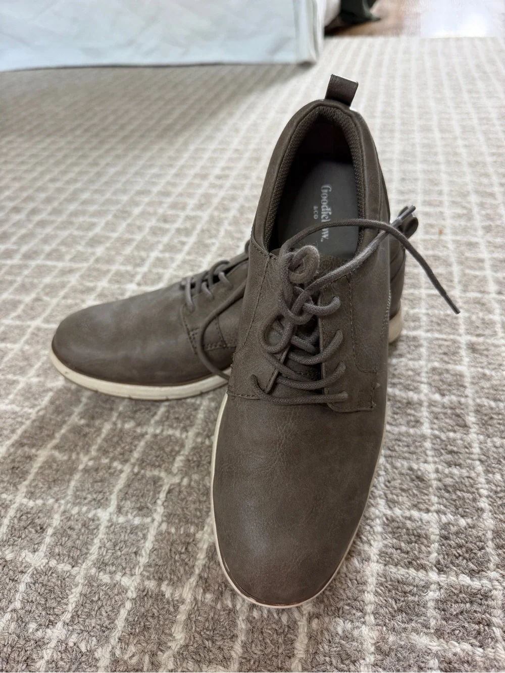 Goodfellow & Co Men's Casual Lace-Up Shoes in Dark Brown